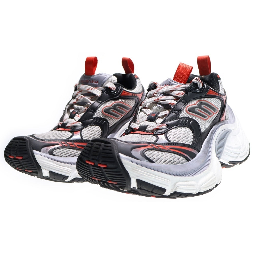 BALENCIAGA(バレンシアガ) 10XL SNEAKER 792779 テンエックスエル メッシュチャンキーソール ローカットスニーカー ホワイト/ブラック/レッド