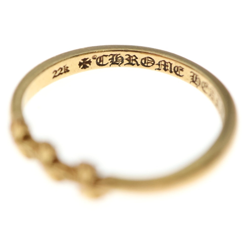 CHROME HEARTS(クロムハーツ) 22K BUBBL GUM RING 3CH PLUS バブルガム CHプラス リング ゴールド