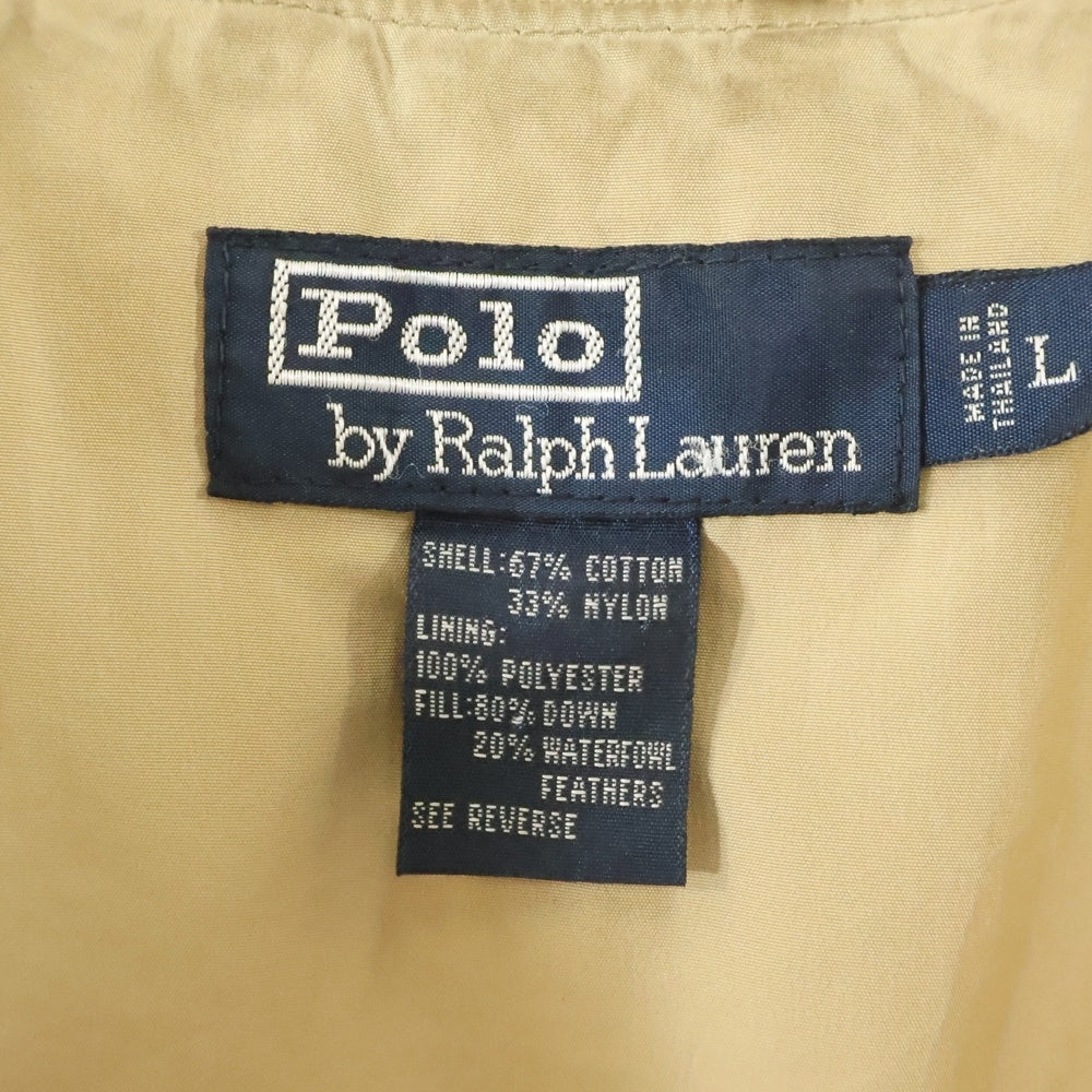 POLO RALPH LAUREN(ポロラルフローレン) フロントジップアップジャケット ドローコード付きジャケット ベージュ