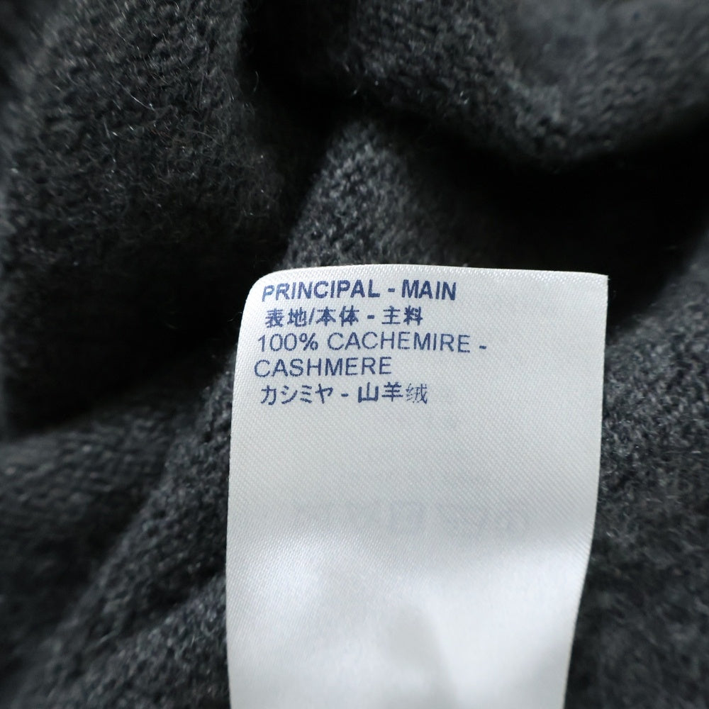LOUIS VUITTON(ルイヴィトン) 19AW Half&Half Monogram Cashmere Crewneck Knit ハーフ&ハーフモノグラム クルーネック長袖ニットセーター グレー/オレンジ HGN41W