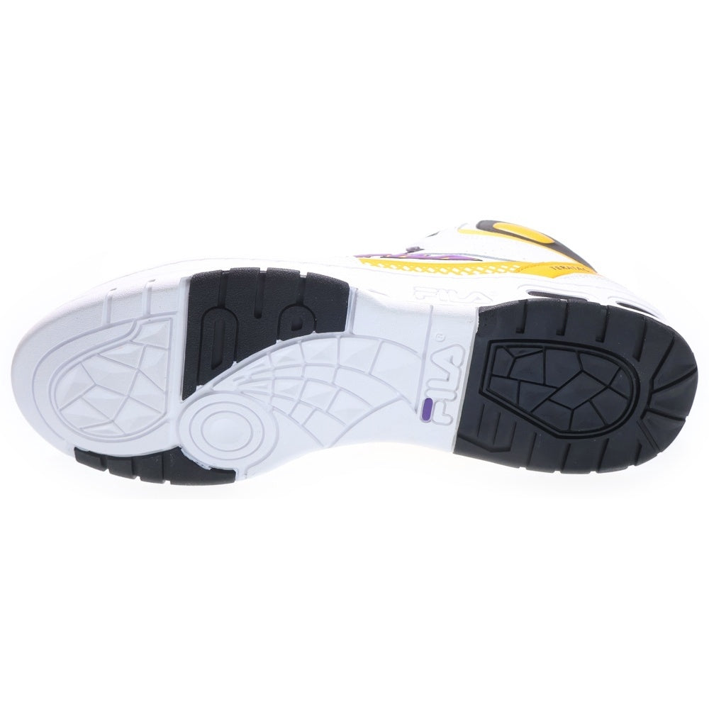 FILA(フィラ) TERATACH 600 HI F0554-0139 ハイカットスニーカー ホワイト/イエロー US11/29.0cm