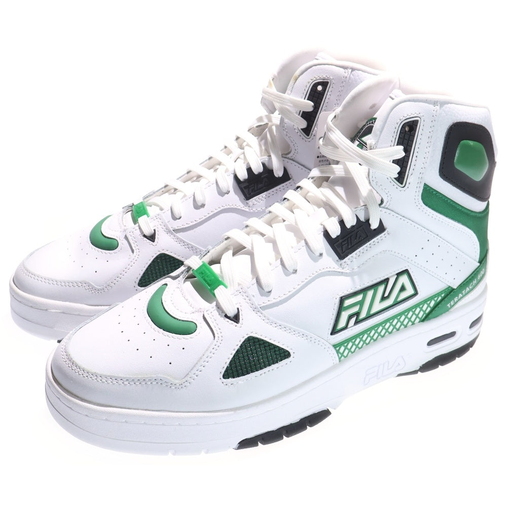 FILA(フィラ) TERATACH 600 HI F0554-0116 ハイカットスニーカー ホワイト/グリーン US11/29.0cm