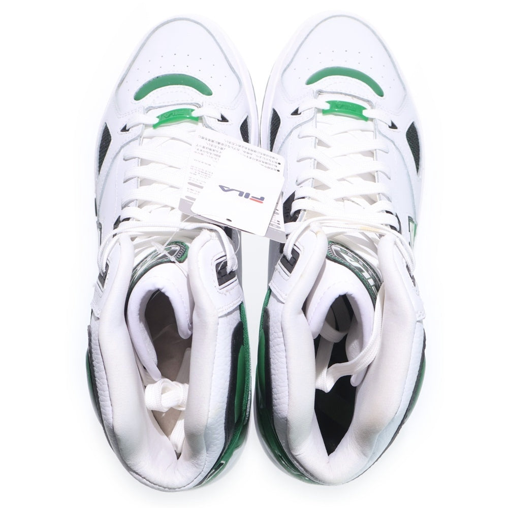 FILA(フィラ) TERATACH 600 HI F0554-0116 ハイカットスニーカー ホワイト/グリーン US11/29.0cm