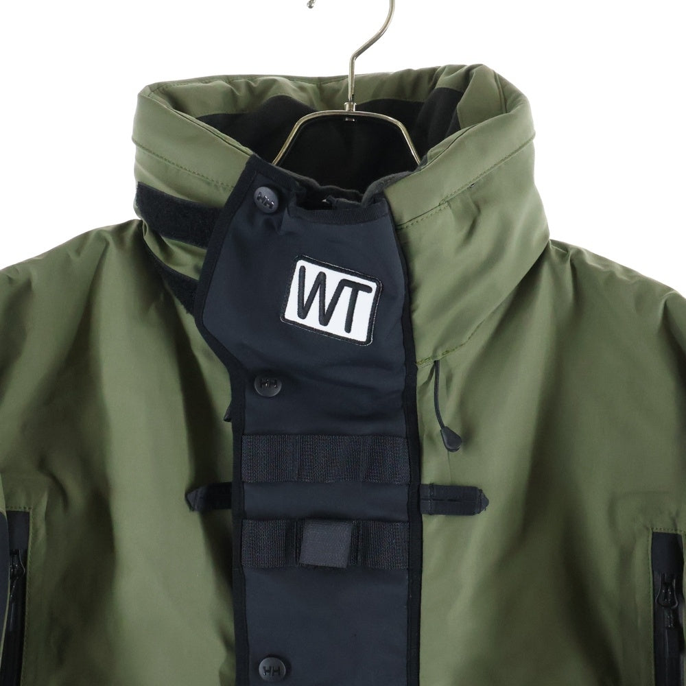 WTAPS(ダブルタップス) 17SS ×HELLY HANSEN SHERPA ヘリーハンセン ナイロンジャケット カーキ/ブラック