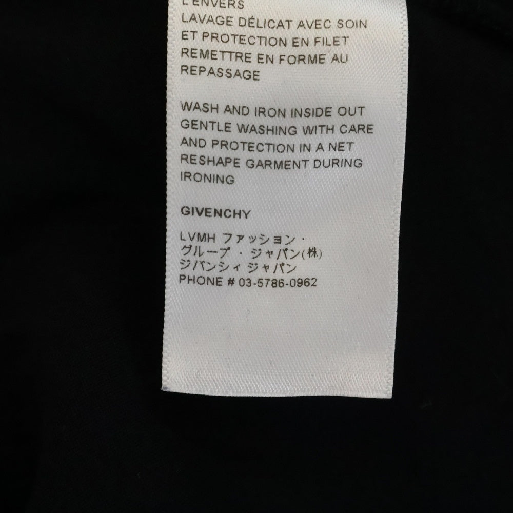 GIVENCHY(ジバンシィ) オーバーサイズロゴプリントTシャツ 半袖カットソー BM7133Y6B ブラック