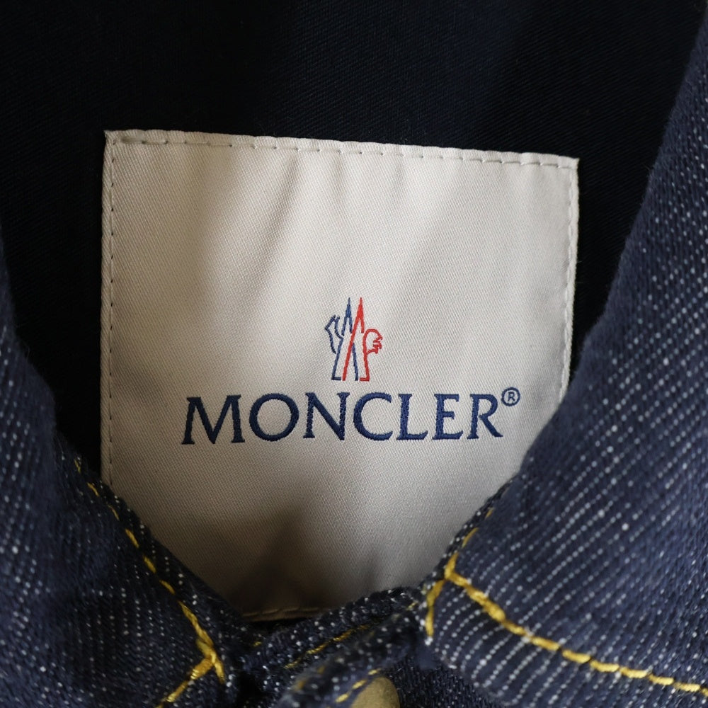 MONCLER GENIUS(モンクレール ジーニアス) 25SS ×Mercedes-Benz K14011A00010 M5923 ×メルセデスベンツ フロントジップアップジャケット デニムジャケット インディゴ