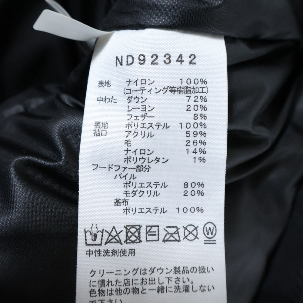 THE NORTH FACE(ザノースフェイス) Antarctica Parka ND92342 アンタークティカパーカ フード付きダウンジャケット ブラック