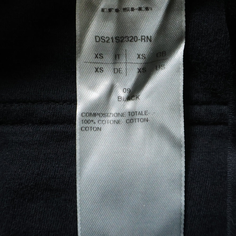 Rick Owens DRKSHDW(リックオウエンス ダークシャドウ) 21SS CARGO DRAWSTRING LONG PANTS DS21S2320-RN ドローストリング カーゴパンツ レディース ブラック