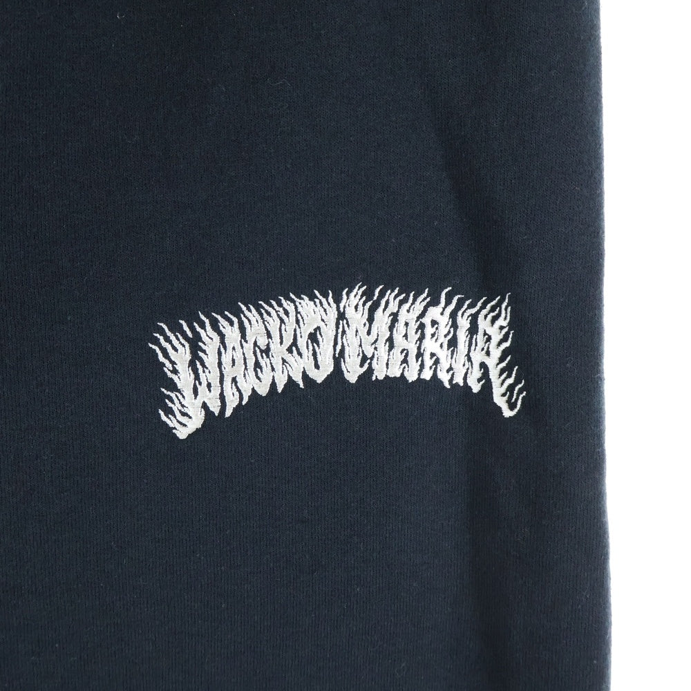 WACKO MARIA(ワコマリア) 25AW TIM LEHI ティム・リーハイ 刺繍スウェットパンツ 25FW-WMC-SP03 ブラック