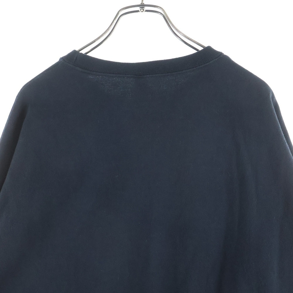 WACKO MARIA(ワコマリア) CREW NECK SWEAT SHIRT 刺繍入りヘビーウェイトクルーネックスウェット トレーナー ブラック