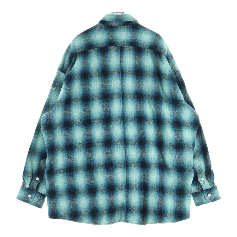 FAT(エフエーティー) BIG MAC レギュラーカラーチェックシャツ F32320-SH08-AB グリーン