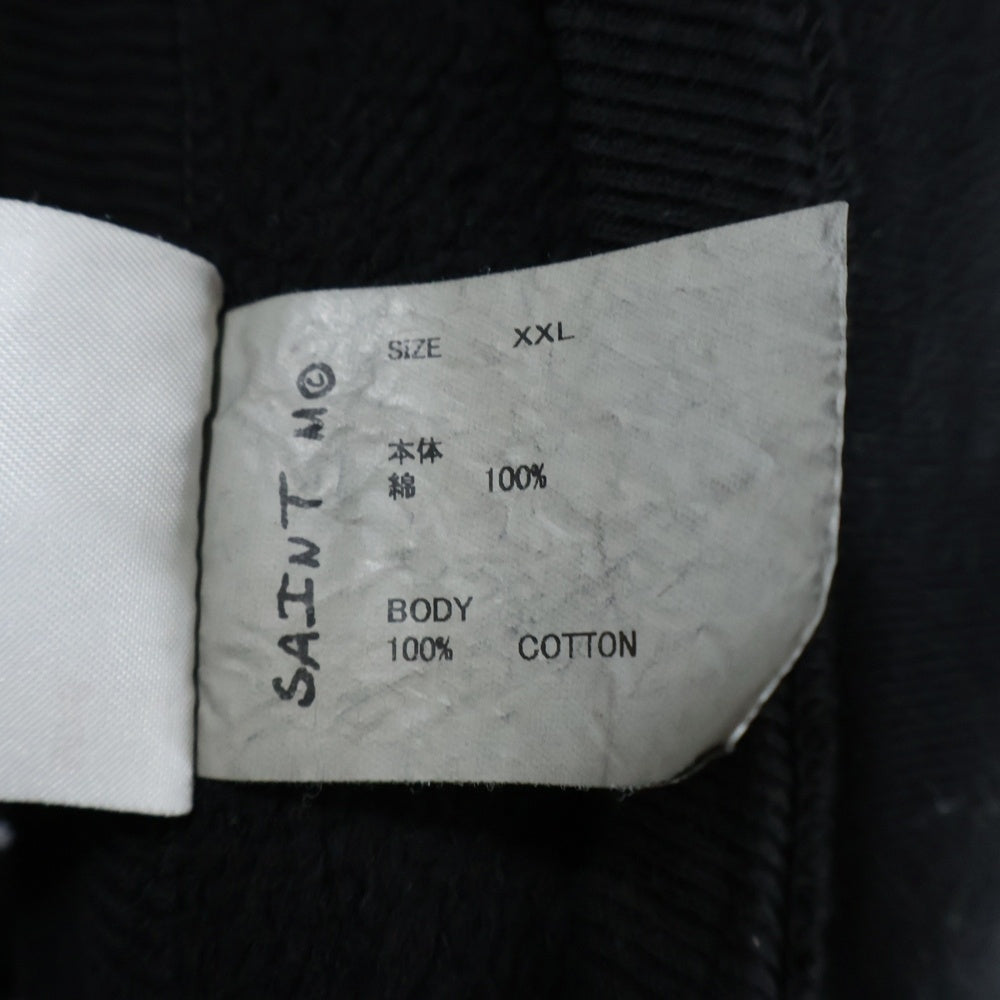 SAINT MICHAEL(セントマイケル) 25SS 7 DEADLY CRW NECK SWT SM-HR8-0000-044 セブンデッドリー クルーネック スウェットシャツ ブラック