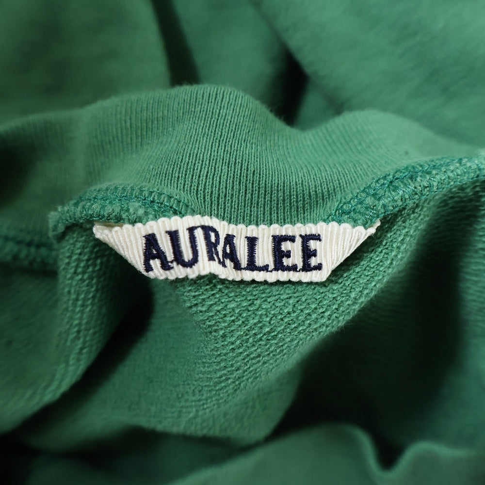 AURALEE(オーラリー) SUPER HIGH GAUGE SWEAT A25AP02CU クルーネック スウェットシャツ グリーン