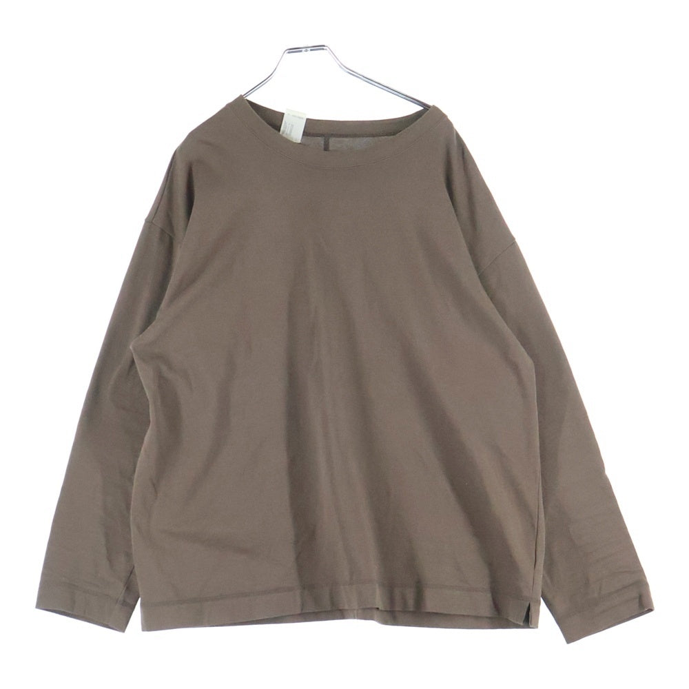 N.HOOLYWOOD(エヌハリウッド) CREW NECK T-SHIRT PX3256_20RCH クルーネック ロングTシャツ 長袖カットソー ブラウン