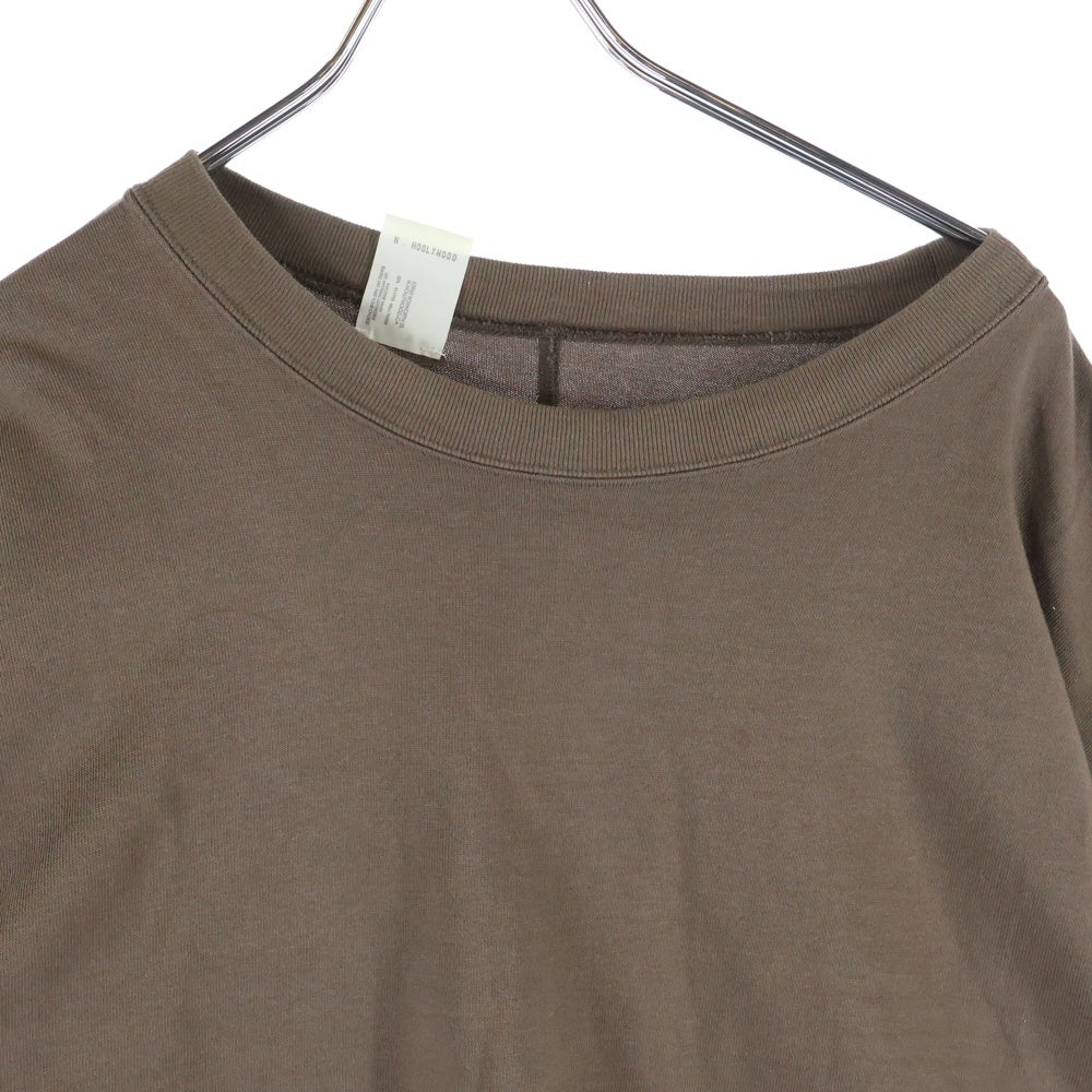 N.HOOLYWOOD(エヌハリウッド) CREW NECK T-SHIRT PX3256_20RCH クルーネック ロングTシャツ 長袖カットソー ブラウン