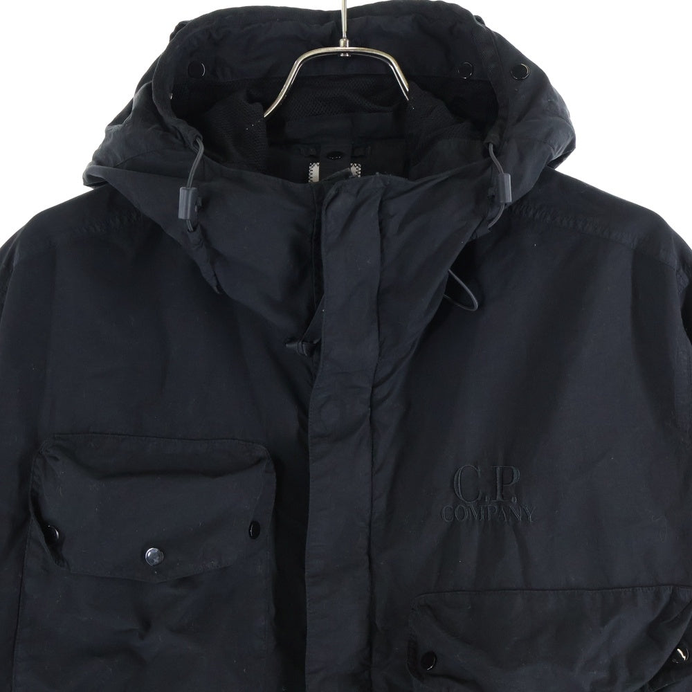 C.P. Company(シーピーカンパニー) Flatt Nylon Goggle Jacket ナイロンゴーグルジャケット 18CMOW050A-005991G ブラック