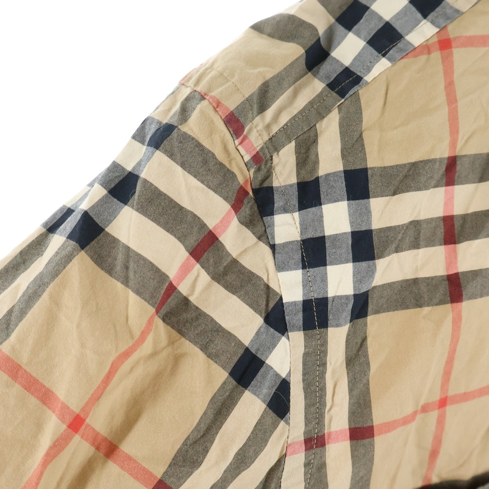 BURBERRY(バーバリー) 20AW 袖ロゴプリントノバチェック長袖シャツ 8029878 ベージュ