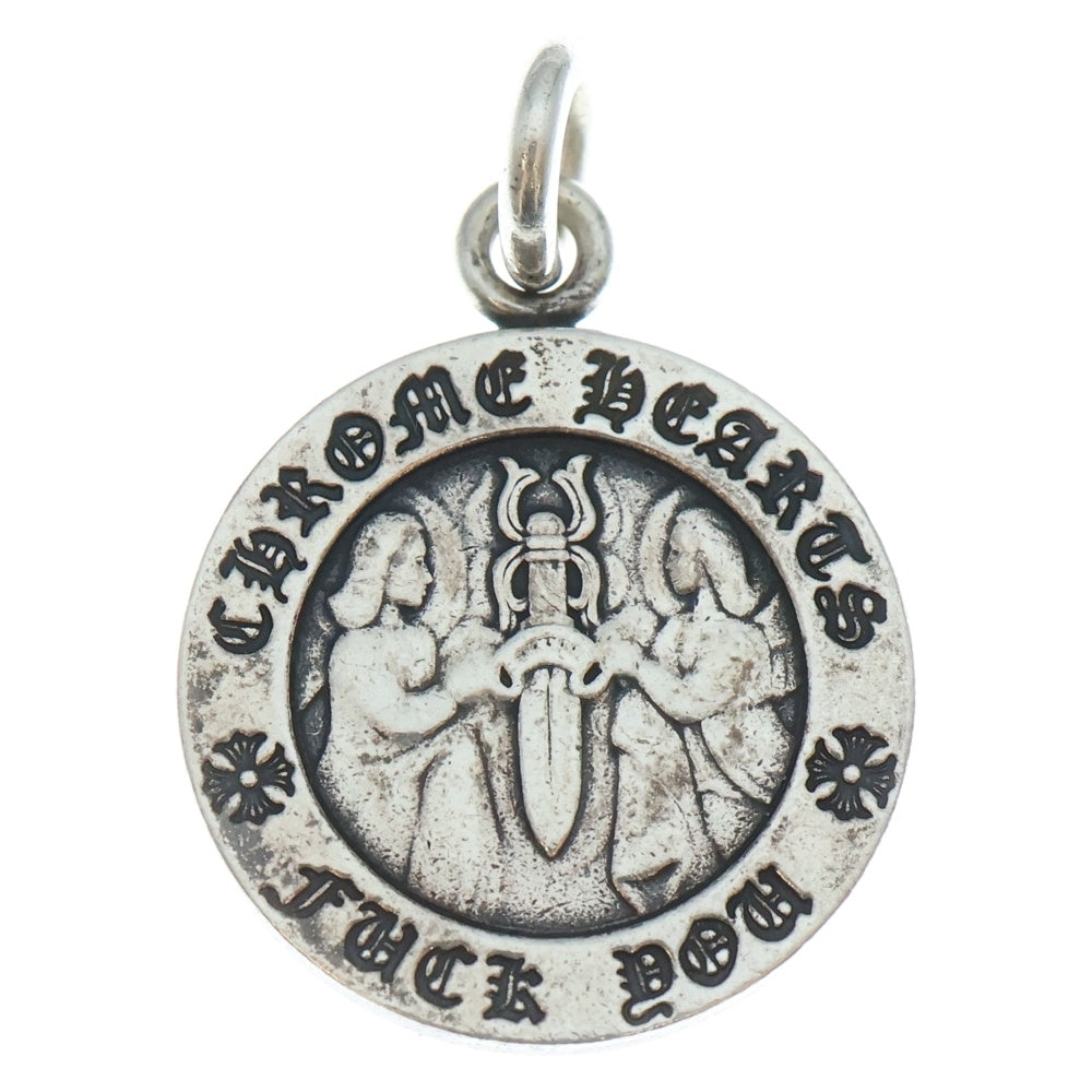 CHROME HEARTS(クロムハーツ) CHRM ANGL MDL V1 エンジェルメダルチャーム ペンダントトップ シルバーBCA229