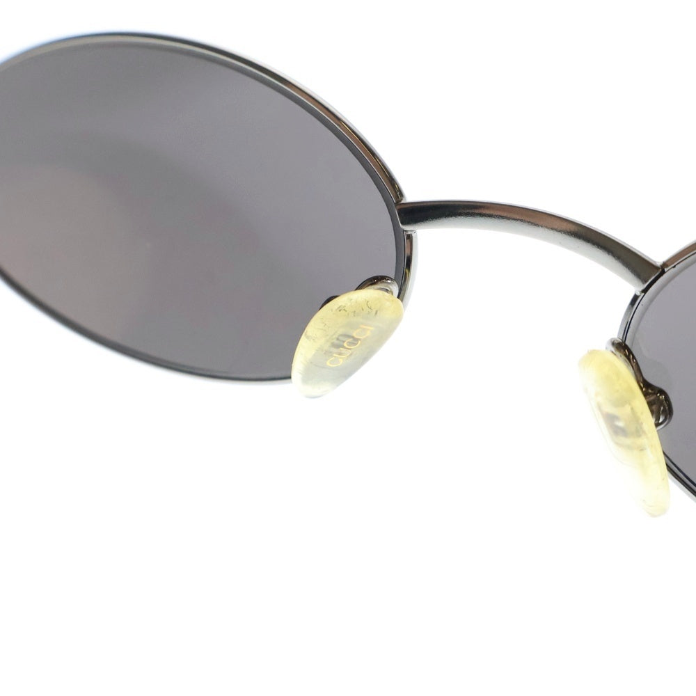 GUCCI(グッチ) 00S オーバル メタルサングラス GG1641 ブラック/シルバー