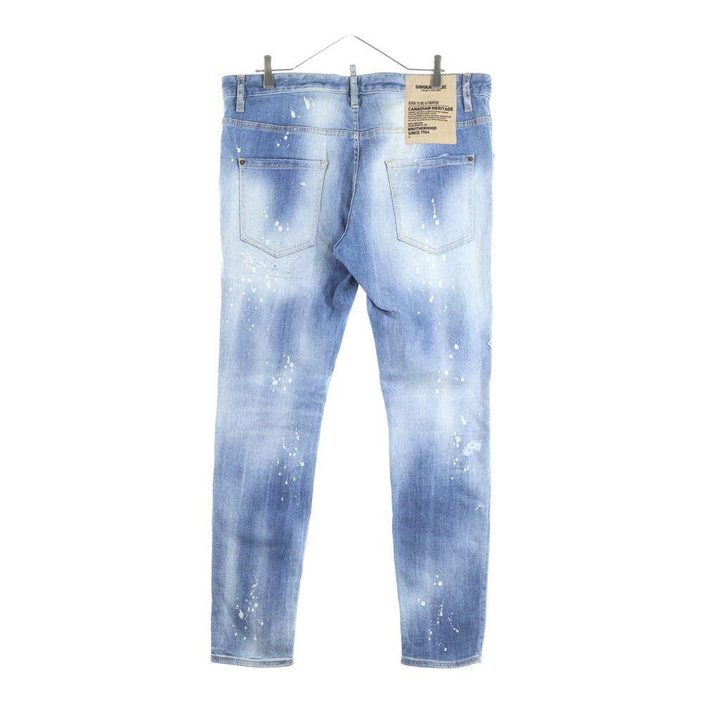 DSQUARED2(ディースクエアード) Super Twinky Jean スーパートゥインキージーンズ インディゴ S74LB0996