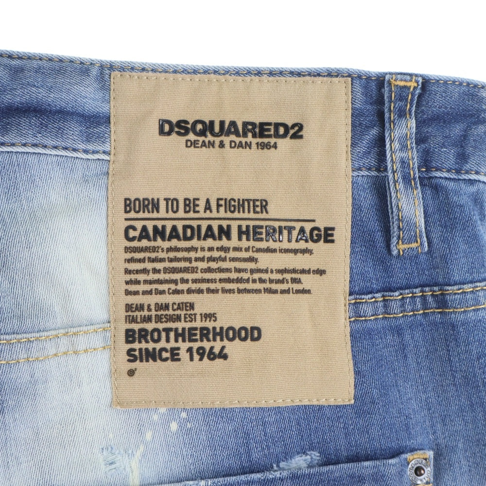 DSQUARED2(ディースクエアード) Super Twinky Jean スーパートゥインキージーンズ インディゴ S74LB0996