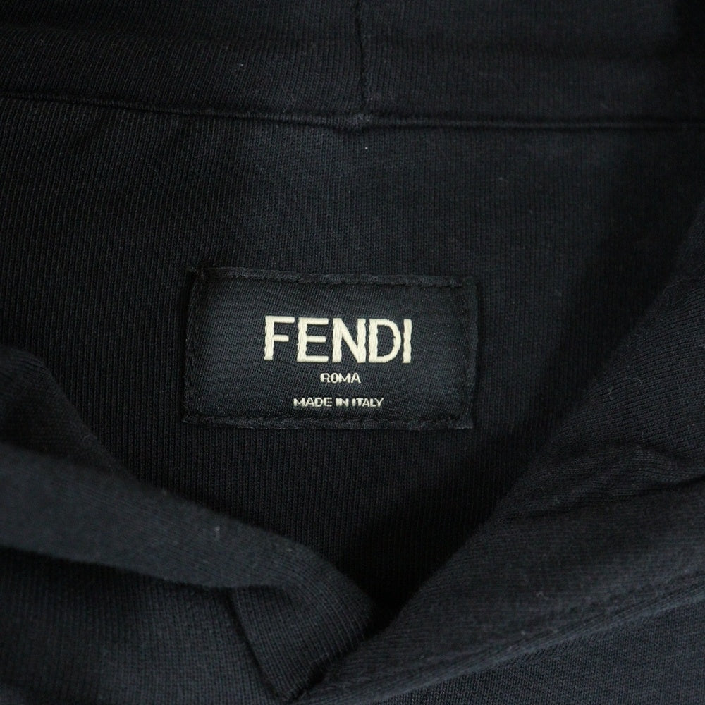 FENDI(フェンディ) モンスター ワッペン プルオーバーパーカー ブラック FY0945 A65Y