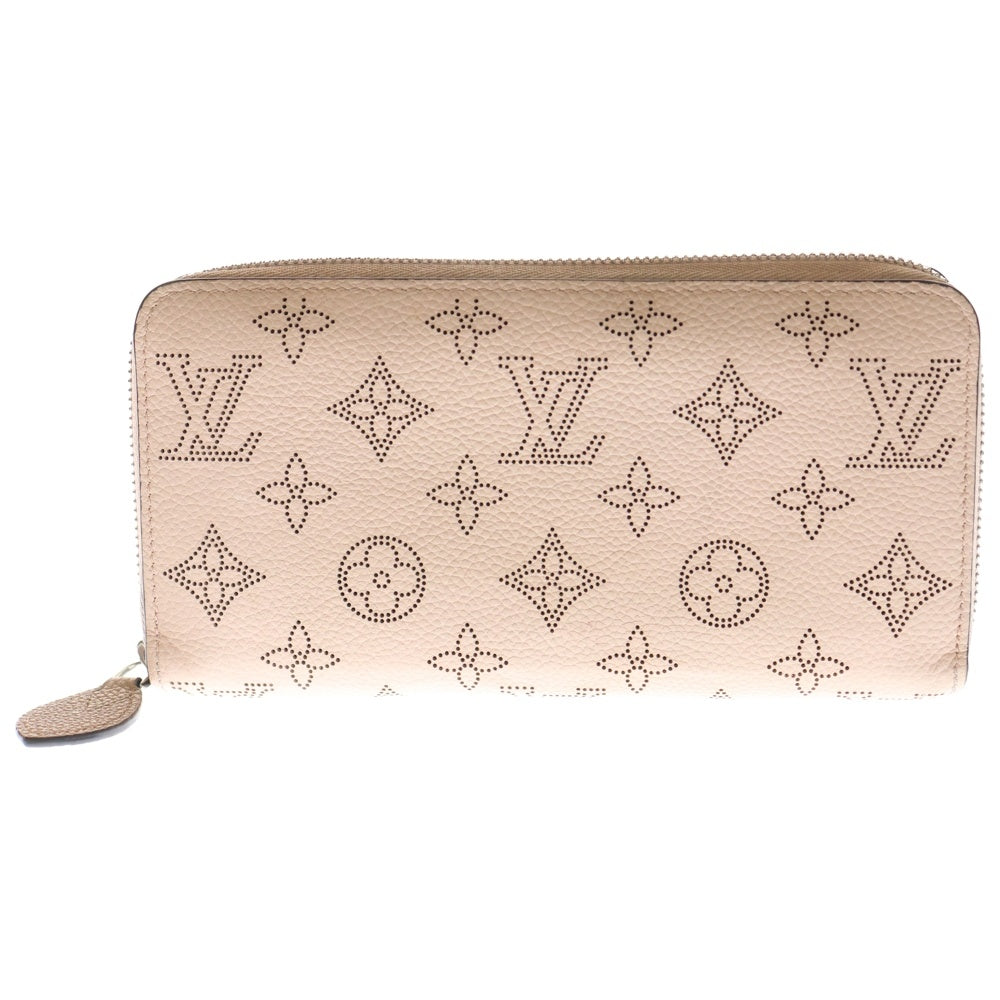 LOUIS VUITTON(ルイヴィトン) マヒナ モノグラムロゴ ジップ ウォレット 長財布 ピンク M61868 レディース
