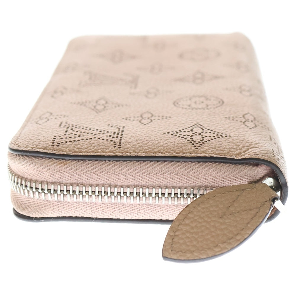 LOUIS VUITTON(ルイヴィトン) マヒナ モノグラムロゴ ジップ ウォレット 長財布 ピンク M61868 レディース