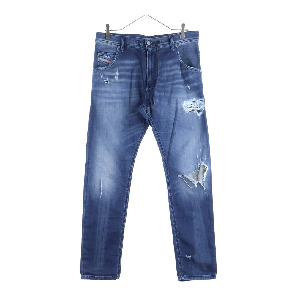 DIESEL(ディーゼル) JOGG JEANS ジョグジーンズ ダメージ加工 デニム インディゴ KROOLEY CB-NE