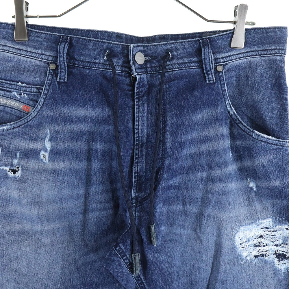 DIESEL(ディーゼル) JOGG JEANS ジョグジーンズ ダメージ加工 デニム インディゴ KROOLEY CB-NE