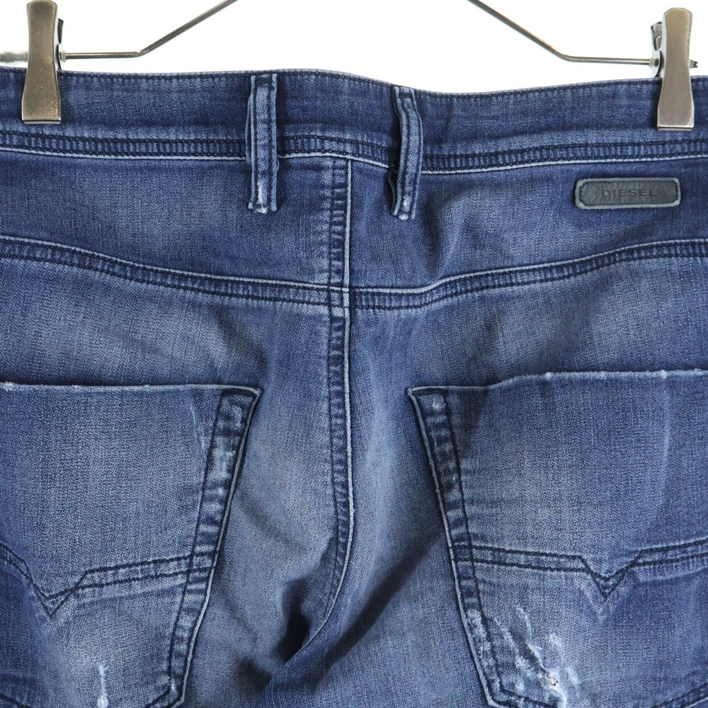 DIESEL(ディーゼル) JOGG JEANS ジョグジーンズ ダメージ加工 デニム インディゴ KROOLEY CB-NE