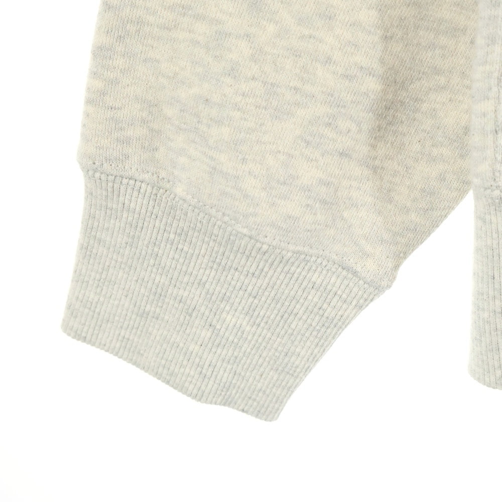 BEAMS(ビームス) 25SS フロント ロゴプリント クルーネックスウェット トレーナー グレー 11-13-1279-458