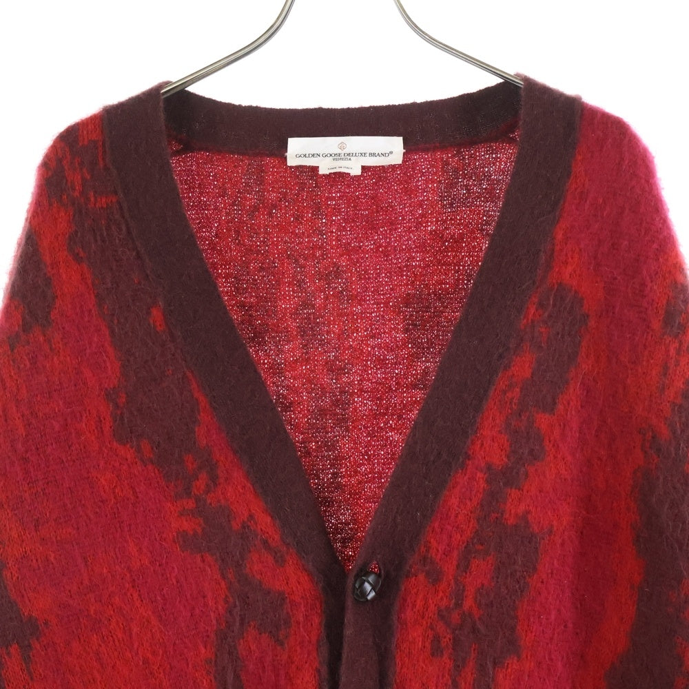 GOLDEN GOOSE DELUXE BRAND(ゴールデングースデラックスブランド) 18AW オーバーサイズモヘアカーディガン G33MP579 レッド
