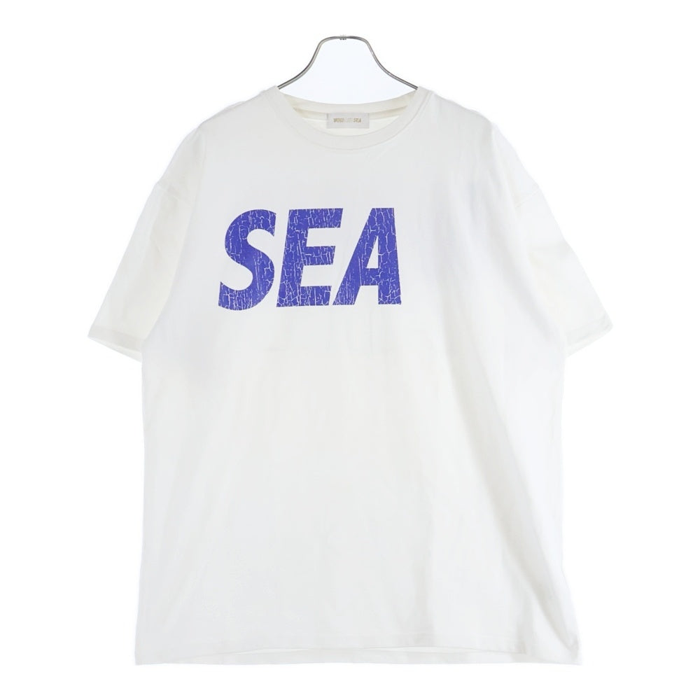 WIND AND SEA(ウィンダンシー) CRACK P DYE TEE WDS-O-SEA-23-Q4-CS-01 クラックプリント 半袖Tシャツ カットソー ホワイト