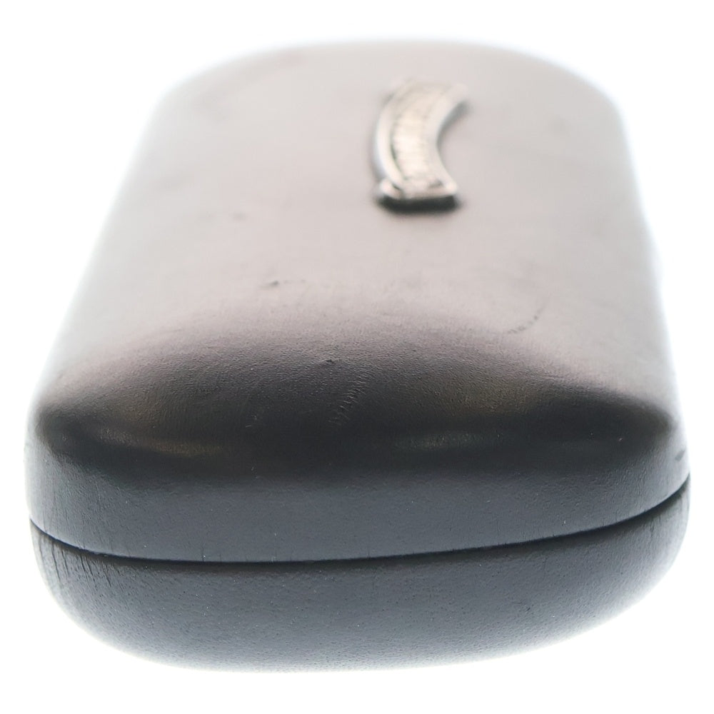 CHROME HEARTS(クロムハーツ) Glasses Case イタリア製 スクロールラベル付き メガネケース 小物 ブラック