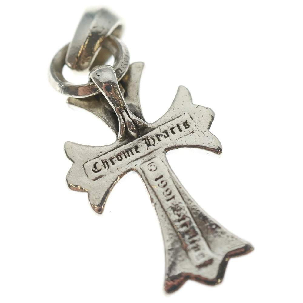 CHROME HEARTS(クロムハーツ) CH CRS SML W/BALE Wベイル スモールCHクロス ペンダントトップ シルバー BCA218