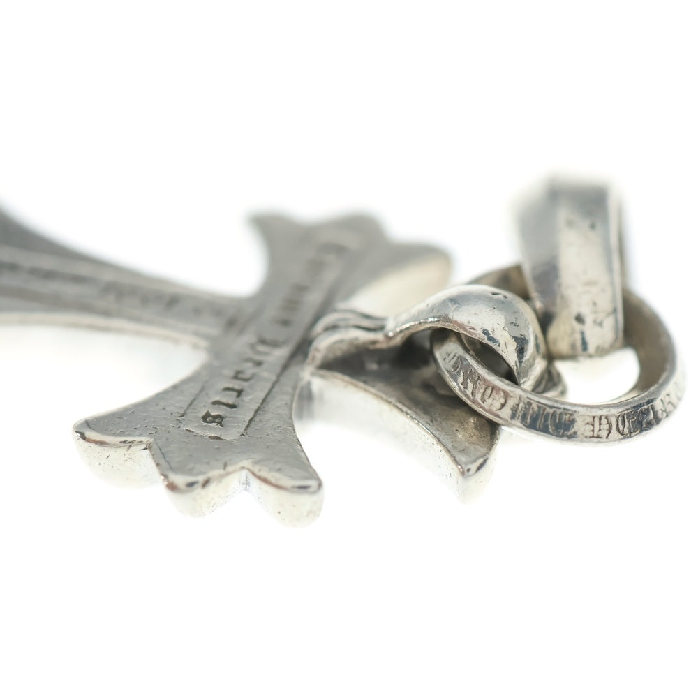 CHROME HEARTS(クロムハーツ) CH CRS SML W/BALE Wベイル スモールCHクロス ペンダントトップ シルバー BCA218