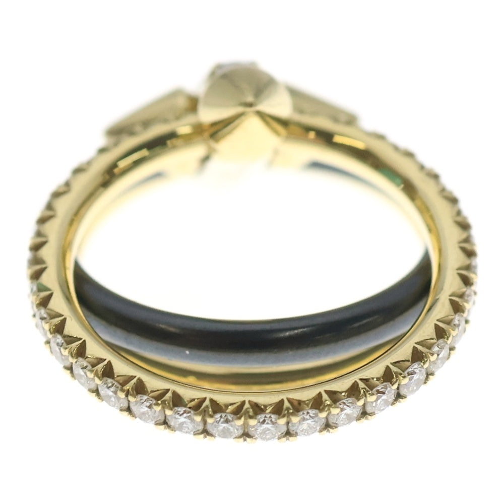 TIFFANY & Co.(ティファニー) K18YG タイタン by ファレル ウィリアムズ ダイヤモンド チタンリング 73468485 ゴールド/ブラック