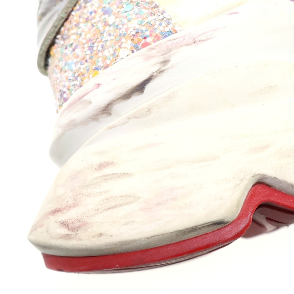 CHRISTIAN LOUBOUTIN(クリスチャンルブタン) Donna Red Runner レッドランナー ローカットスニーカー レディース ホワイト/レッド
