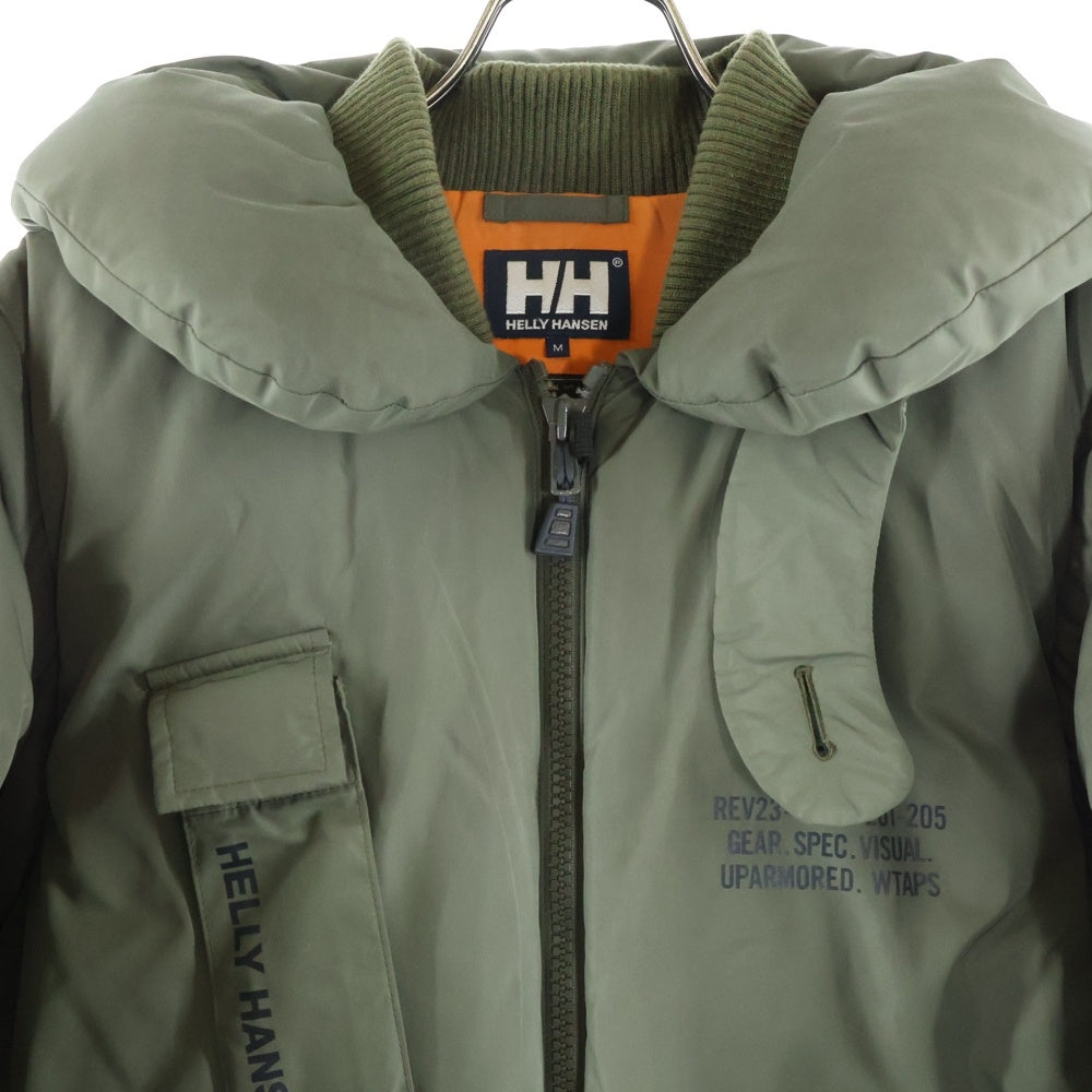 WTAPS(ダブルタップス) ×HELLY HANSEN ヘリーハンセン ダウンジャケット カーキ 162GDHHD-JKM01