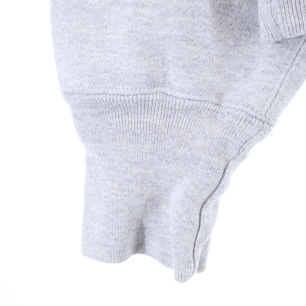 SAINT MICHAEL(セントマイケル) 23AW CRW N SWT/LOGO SM-A23-0000-026 ロゴ刺繍スウェットトレーナー グレー
