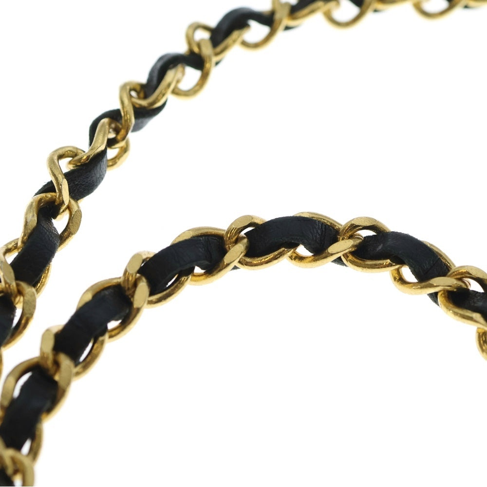 CHANEL(シャネル) マトラッセ ココマーク チェーンベルト ブラック/ゴールド レディース