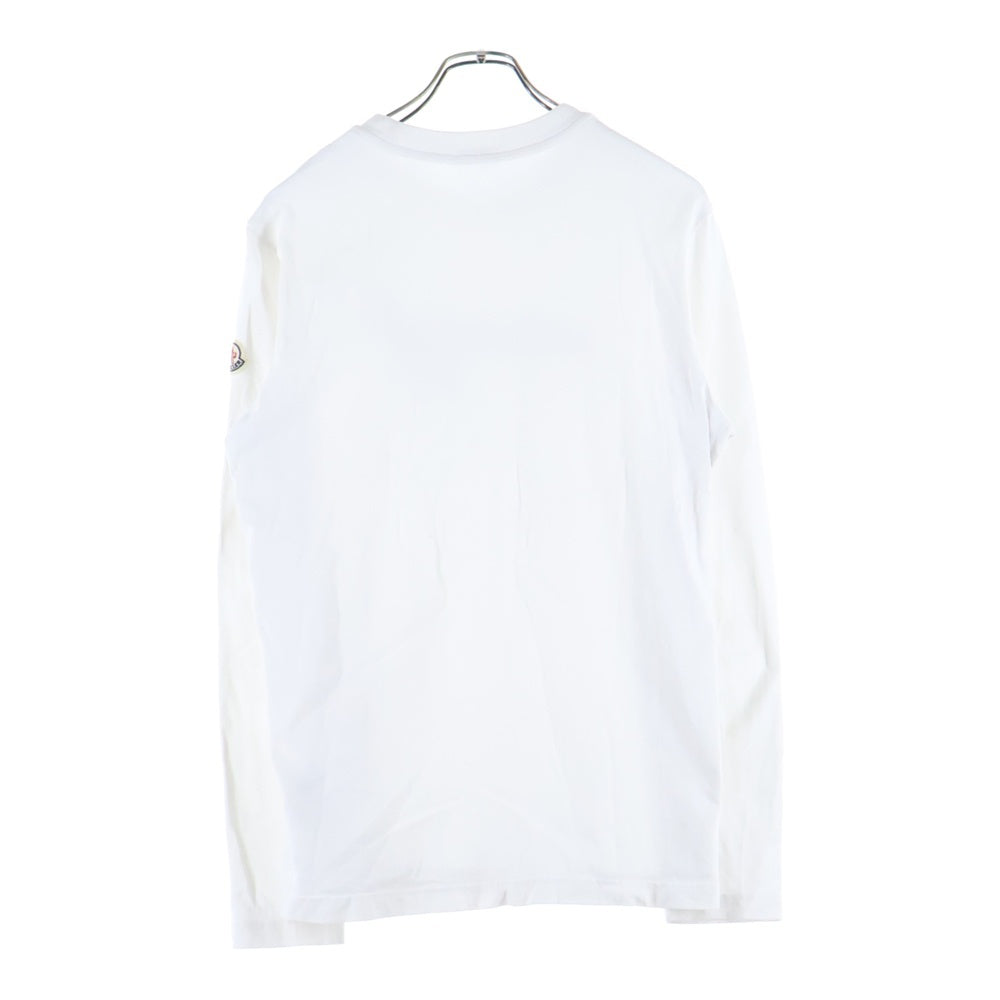 MONCLER(モンクレール) 25AW LS T-SHIRT ロングスリーブTシャツ ロゴプリント ホワイト K20918D00011