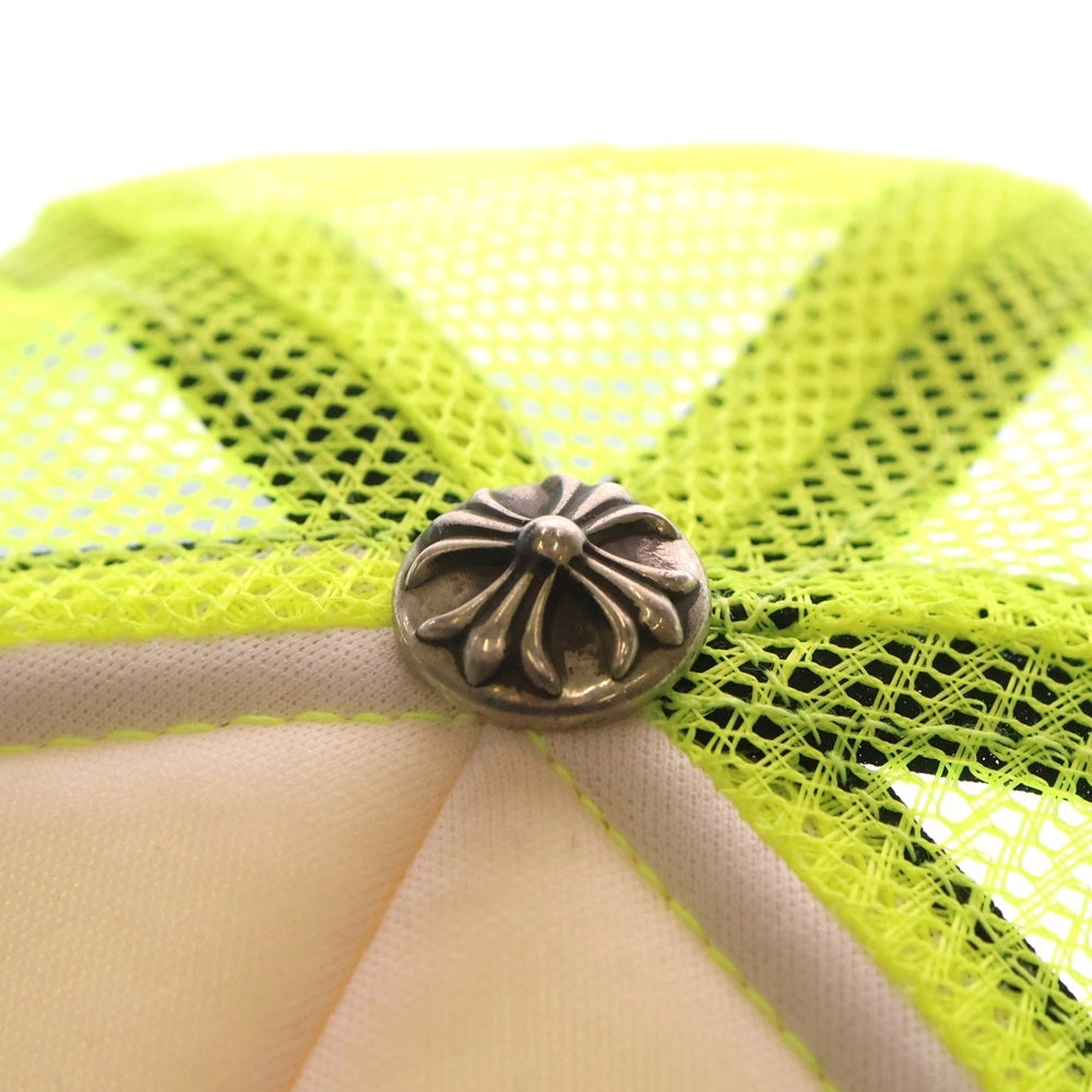 CHROME HEARTS(クロムハーツ) CRS PATCH Trucker Cap クロスパッチ メッシュトラッカー キャップ イエロー