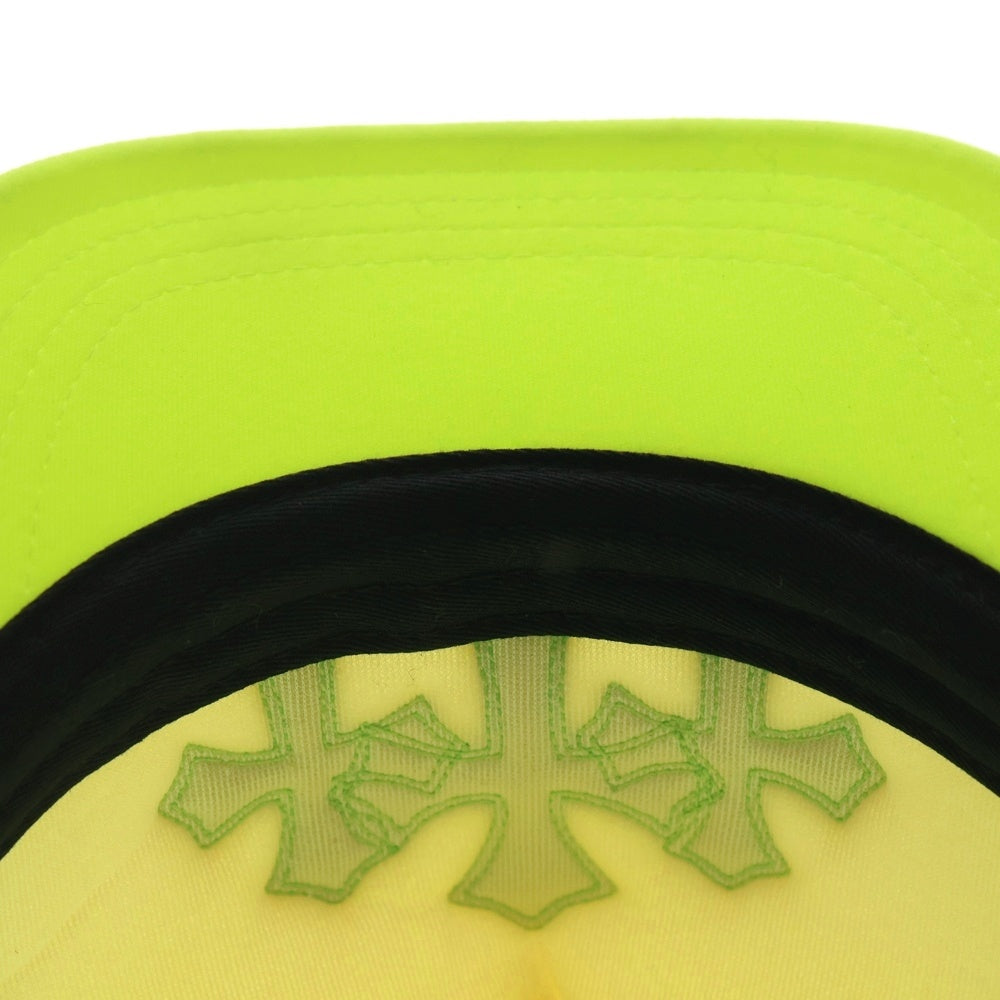 CHROME HEARTS(クロムハーツ) CRS PATCH Trucker Cap クロスパッチ メッシュトラッカー キャップ イエロー