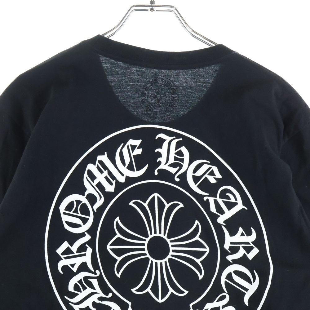 CHROME HEARTS(クロムハーツ) CHプラス バックホースシュー 半袖Tシャツ カットソー ブラック