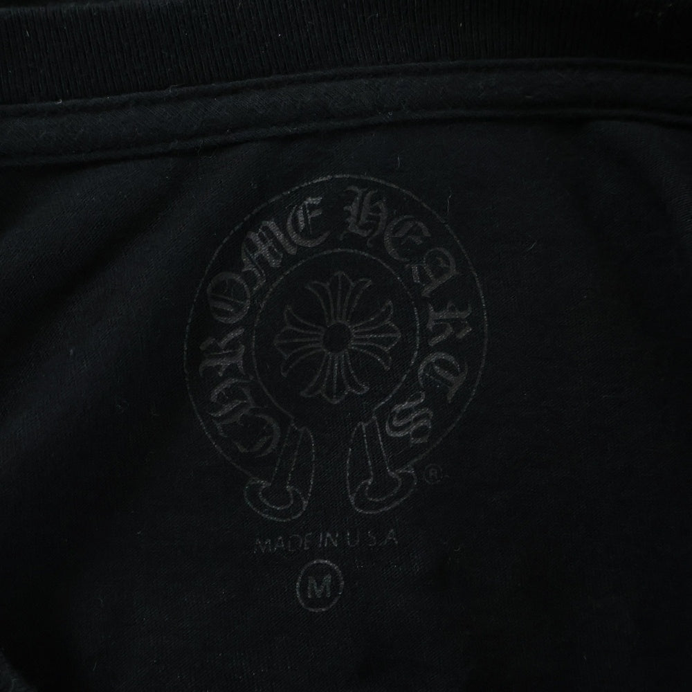 CHROME HEARTS(クロムハーツ) CHプラス バックホースシュー 半袖Tシャツ カットソー ブラック