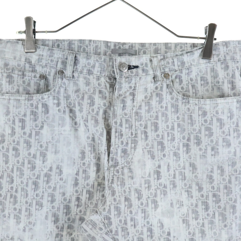 DIOR(ディオール) 21AW オブリーク総柄デニムパンツ 193D011DY503 グレー