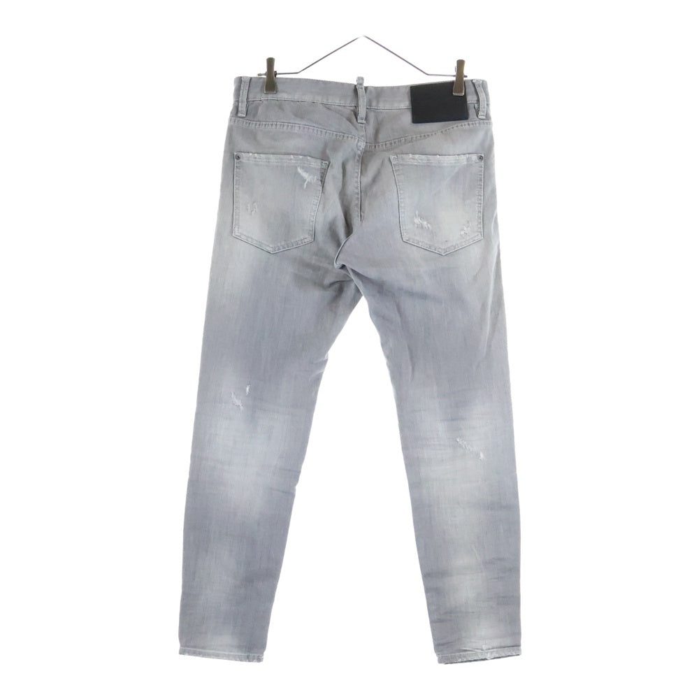 DSQUARED2(ディースクエアード) Skinny Dan Jean S74LB0694 S30260 スキニーデニムパンツ グレー