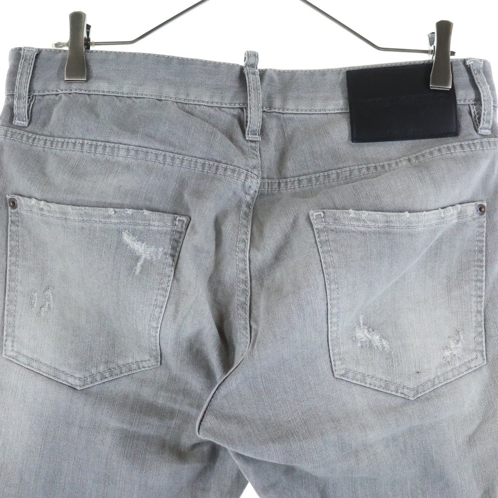 DSQUARED2(ディースクエアード) Skinny Dan Jean S74LB0694 S30260 スキニーデニムパンツ グレー